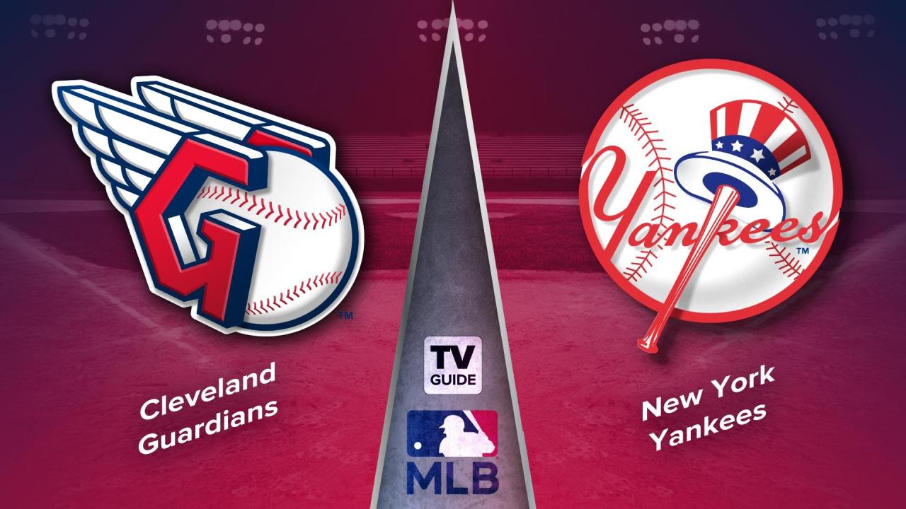 Cleveland guardians vs yankees