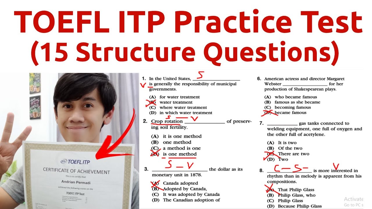 Tips dan trik toefl structure